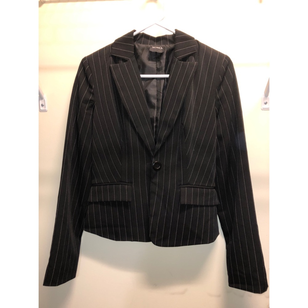 Pinstriped Blazer
